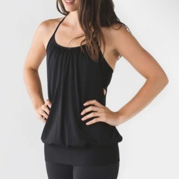 Lululemon No Limit Black Tank Top, Size 4 - Picture 2 of 8